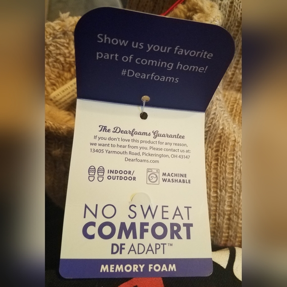 NWT Dearfoam Slippers Size 7-8 - Picture 3 of 8